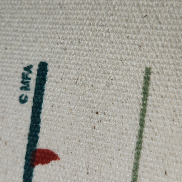 4 Woven Placemats and 4 Napkins "GRAND CANYON"CHILI PEPPERS  Artist Signed. New. - Picture 3 of 10